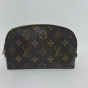SOLD
Louis Vuitton Black and Gold Monogram Pouch